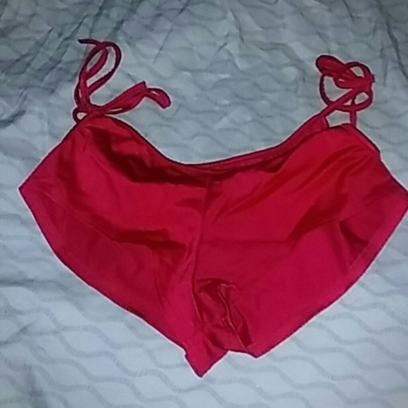 Red bikini bottoms