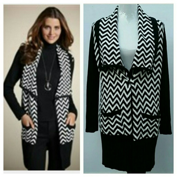 Chico's Sweaters - Chevron Striped Sweater