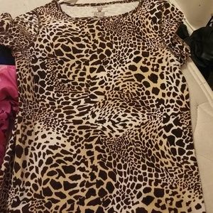 Animal print t shirt
