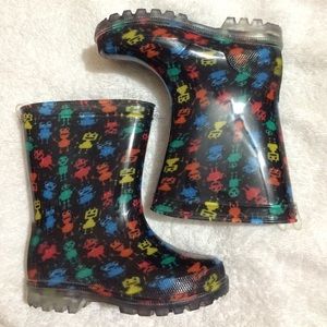 Robot Toddler Rain Boots