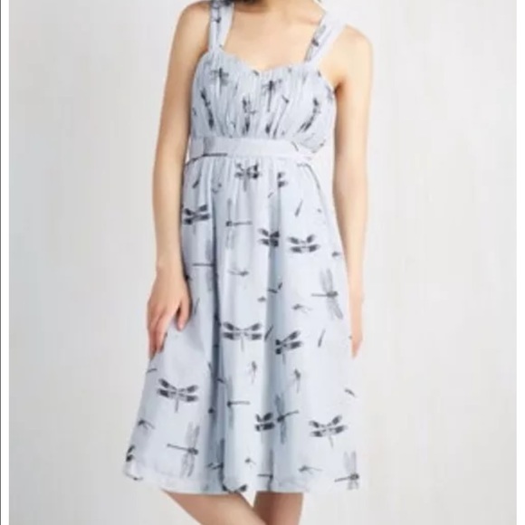 ModCloth Dresses & Skirts - Modcloth "come and dragonfly away with me" dress M