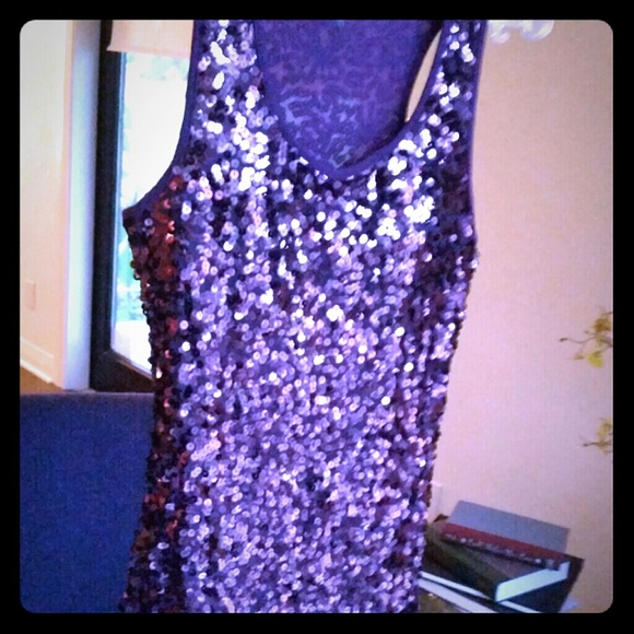 Purple Katia Sequence Dress