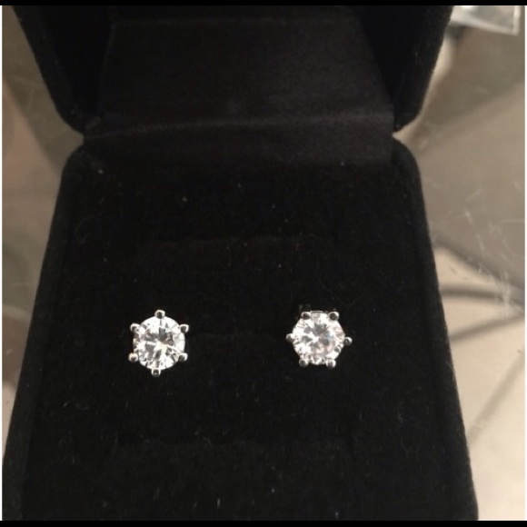 925 silver cubic zirconia earrings