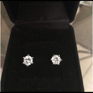 925 silver cubic zirconia earrings