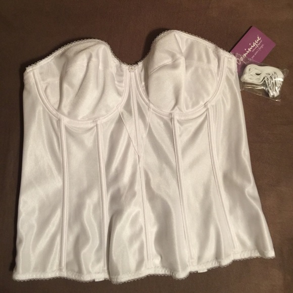 White Strapless longline bra 38C/40C