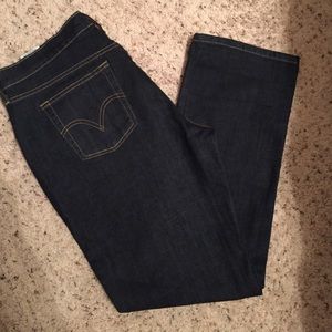 Levi dark wash jeans