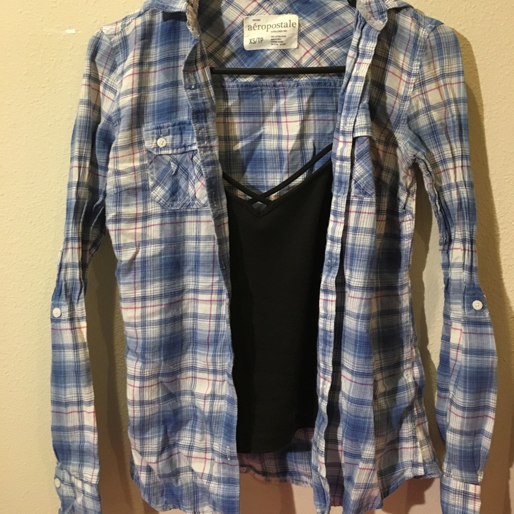 Blue flannel