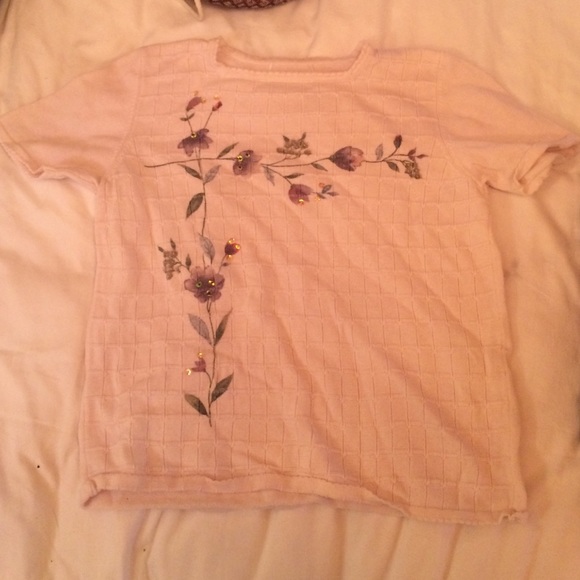 vintage knit tee