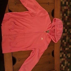 Nike Pink zip up hoodie