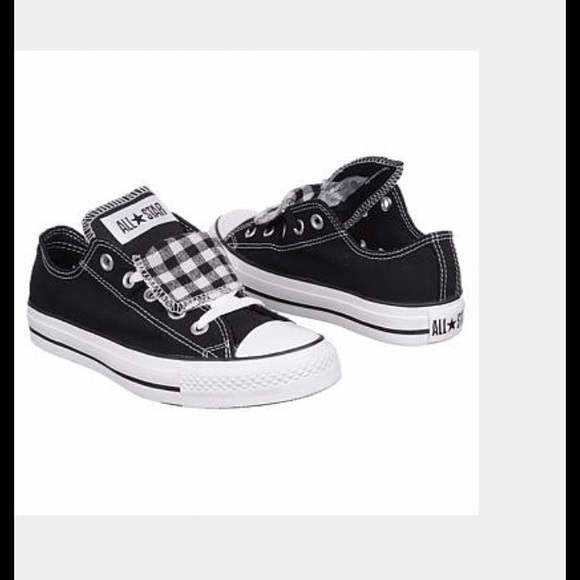 womens plaid converse sneakers