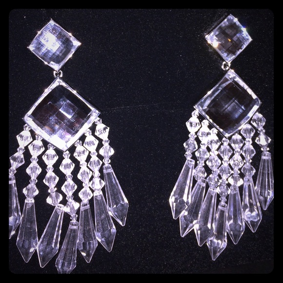 Balmain x H&M chandelier earrings