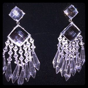 Balmain x H&M chandelier earrings