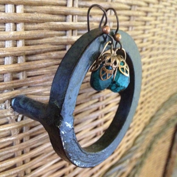 Turquoise earrings - Picture 1 of 3