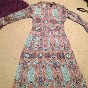 H&M long sleeve maxi dress.