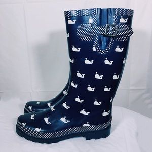 whale rain boots