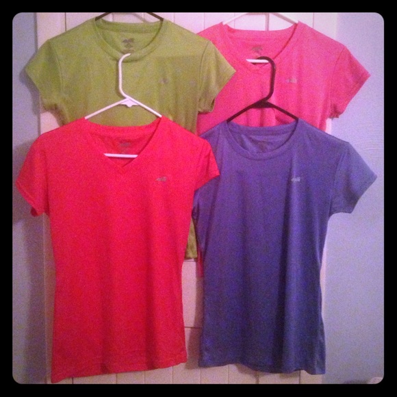 SOLD 💪 Workout Shirt Bundle of 4 Silky Avia - Picture 1 of 4