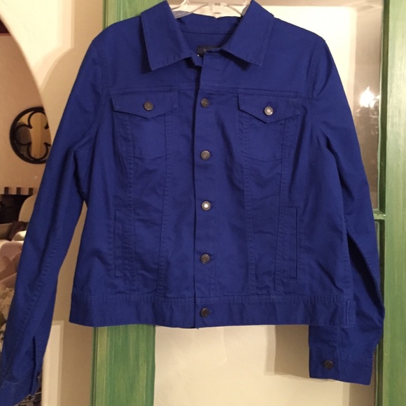 royal blue denim jacket