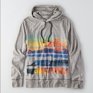 AEO Graphic Hoodie T Shirt mens