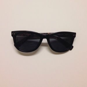 black and tortoise Cole Haan sunglasses