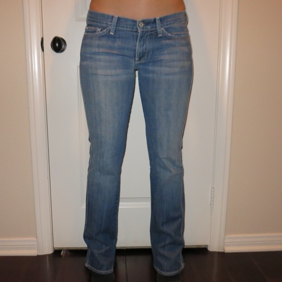 7 for All Mankind Colette straight leg jeans