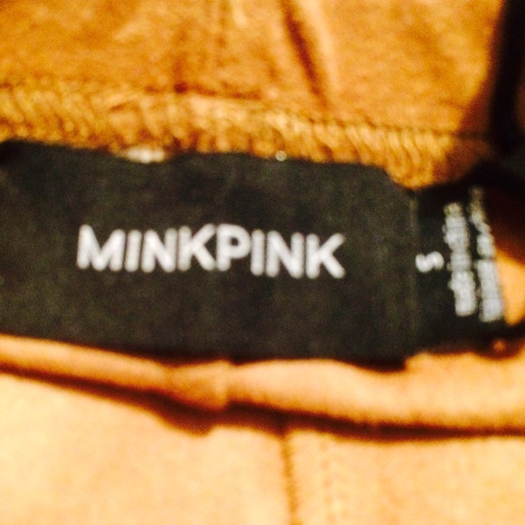 Mink Pink Tan Pants And Ralph Lauren orange Pants - Picture 3 of 3