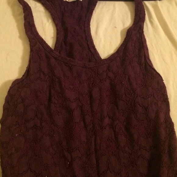 Lace purple tanktop