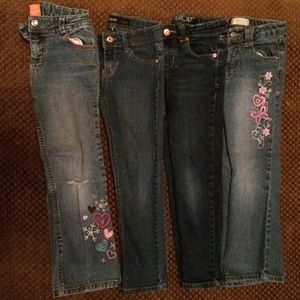 9pairs girls size 6 jeans
