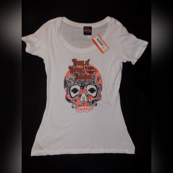Sugar Skull Harley Davidson NWT
