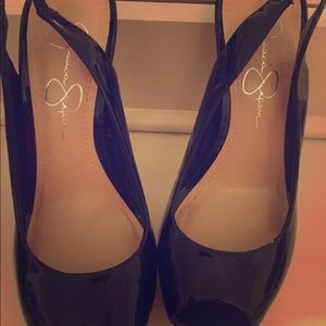 Jessica Simpson black heels