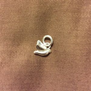 silver dove charm