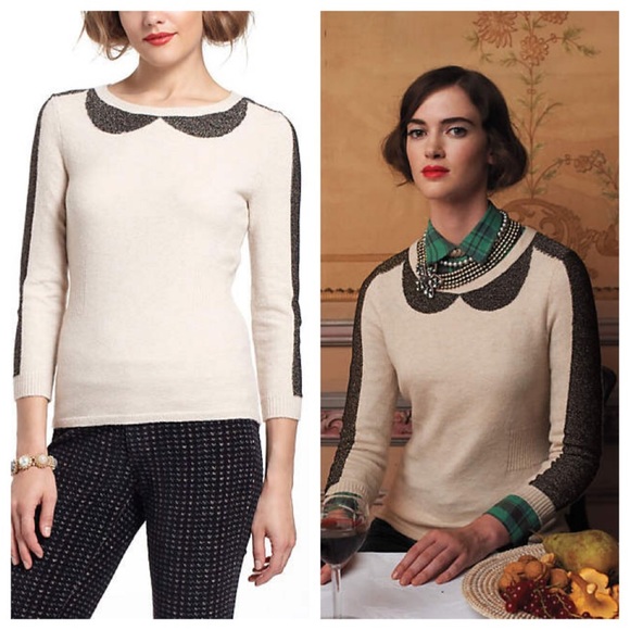 Anthropologie Sweaters - 🚫SOLD🚫 Anthro 'PETER PAN PRETENDER SWEATER'