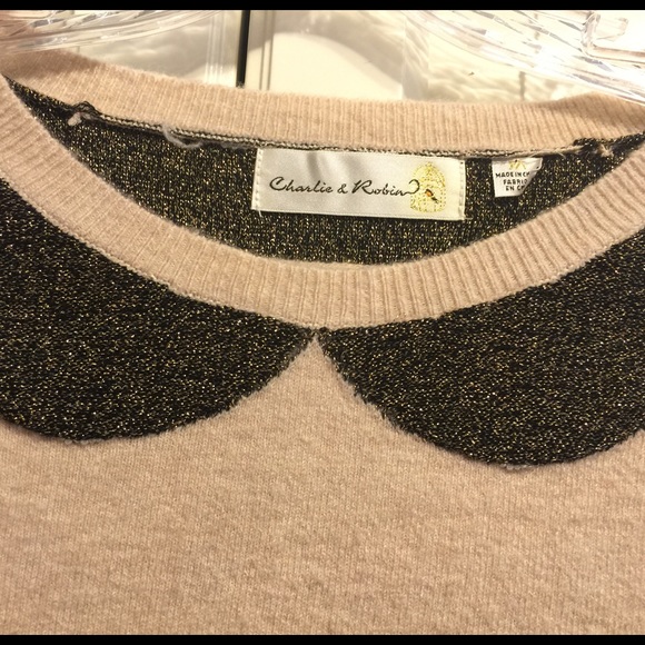 🚫SOLD🚫 Anthro 'PETER PAN PRETENDER SWEATER' - Picture 4 of 4