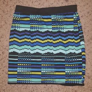 Colorful mini skirt
