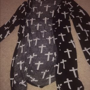 A'gaci cross cardigan