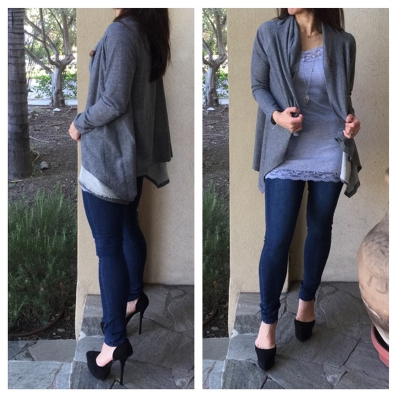 Draped jacket ONE DAY SALE - Picture 2 of 4