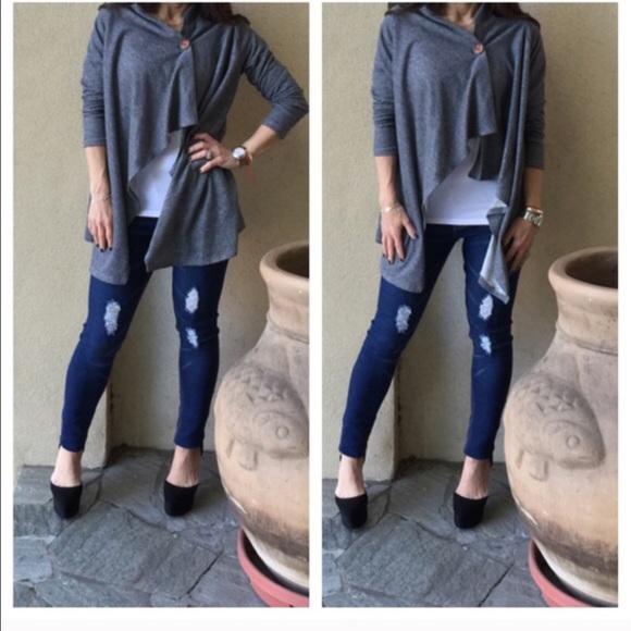 Draped jacket ONE DAY SALE - Picture 4 of 4