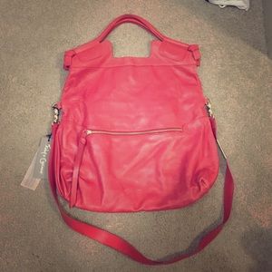 FOLEY + CORINNA RED MID CITY TOTE!