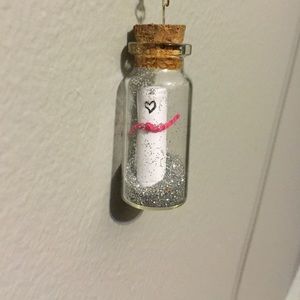 message in a bottle necklace