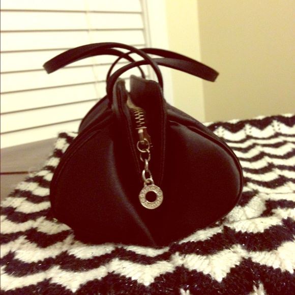 Handbags - Black satin evening bag👜