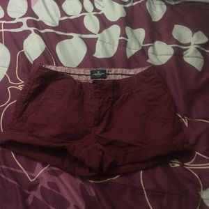 Maroon shorts