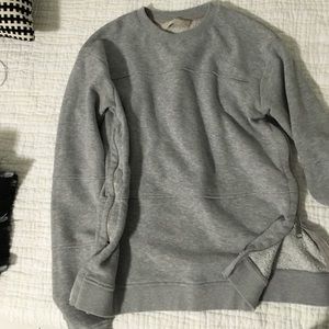 Zara side zipper sweatshirt size Medium