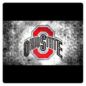 Ohio state Christmas ornament