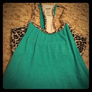VICTORIA'S SECRET "PINK" RACERBACK TANK W/ BRA