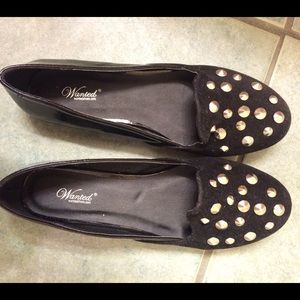 Brand new black stud flats.