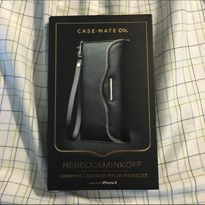 Rebecca minkoff leather folio