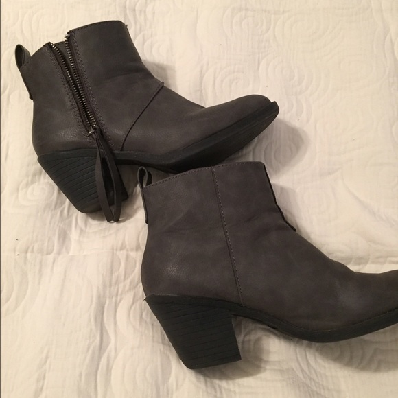Grey booties
