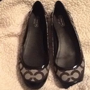 Authentic. Coach ballet flats.