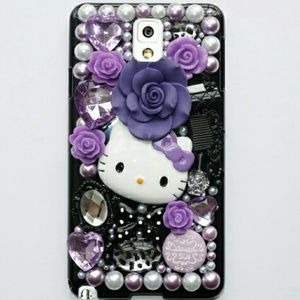 Handmade 3D bling cell phone case