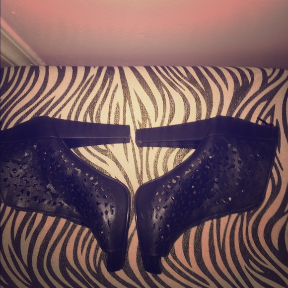 Sexy cutout booties