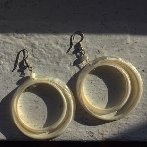 Vintage shell earrings